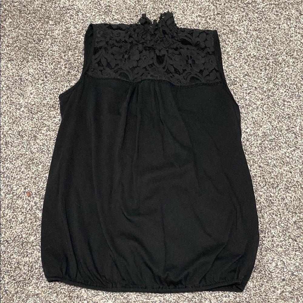 Black Lace Tank/Blouse by NY & Co